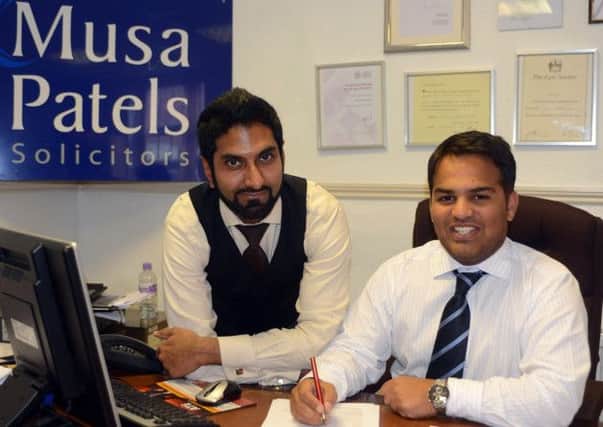 Naeem Hashmi and Yahya Seedat of Musa Patels Solicitors. (d640a337)