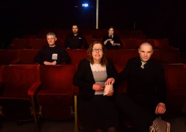 AWARDS SEASON New Picture House  volunteersJohn Harrison, Chantelle Stewart, Bruce Mulcahy, Susan Hopkinson and Andy Carlos at the indepdendent cinema in Dewsbury. (D505P311)