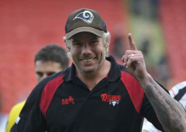 Glenn Morrison after Dewsbury Rams' play-off victory at Doncaster