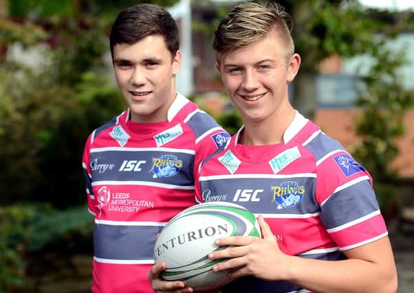 Dewsbury Celtic Under 16 players, Tommy Brierley and Nyle Flynn, have been signed for Leeds Rhinos.
d311a337