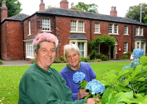 Red House won gold in the Yorkshire In Bloom awards, pictured are Amanda Walker and Shirley Jackson. (d620a339)