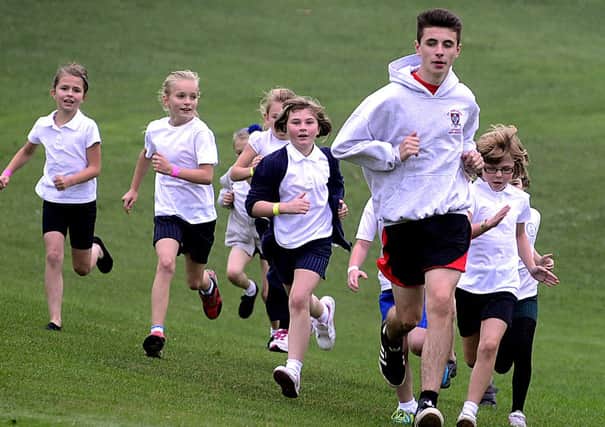 The annual Spen Valley Schools Sports Cross Country run, held at St John Fisher school, Dewsbury.
d311e341