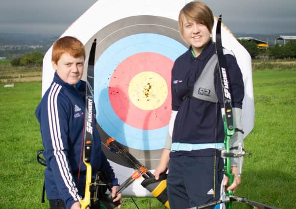Archery starlets Lewis and Jessie Slater