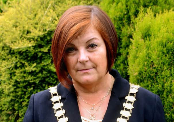 Councillor Vivien Lees-Hamilton the new Mayor of Mirfield.  (d601c321)
