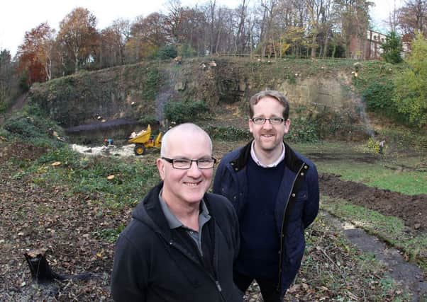Community of resurrection has put in a planning applicatoin to refurbish its ampitheatre.
Guy Laurie and Tony Devine