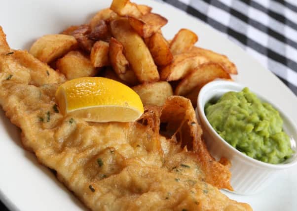 HEALTHY OPTION Fish and chips, like these, can be healthy.