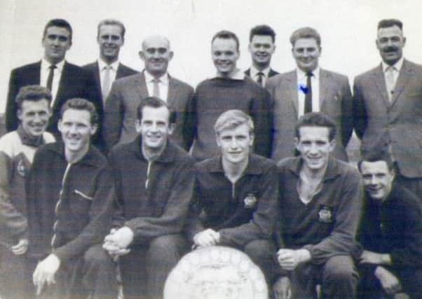 FOND MEMORIES Dewsbury Division team at the West Riding Constabulary Sports 1963, winners of the Ward Shield. Standing, left to right, Terry Ely, Colin Van Bellen, Ted Perfect, David Pickover, Craig Palmer, Peter Stacey, Jack Shepherd. Kneeling, left to right, Clive Haynes, Brian Prendergast, John Thornton, David Todd, Tony Ridley, Allan Robinson.