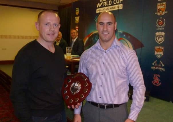 Richard Silverwood. Dewsbury & Batley Referees Society Referee of the year and World Cup Final Ref.