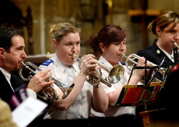 TUNING UP Mirfield Salvation Army Band are returning to perform at the second Reporter Series readers carol concert. (d306d251)