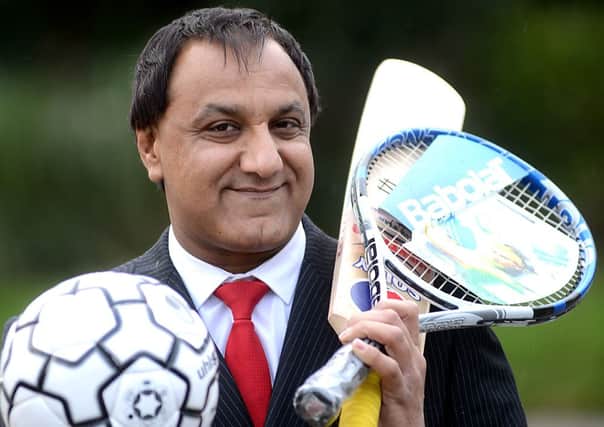 GET ACTIVE Coun Masood Ahmed at Thornhill Cricket and Bowling Club, where taster sports sessions will be held.