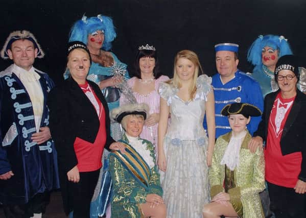 PANTO TIME The cast of Dewsbury Collegians Cinderella, which opens at Dewsbury Town Hall on Tuesday.