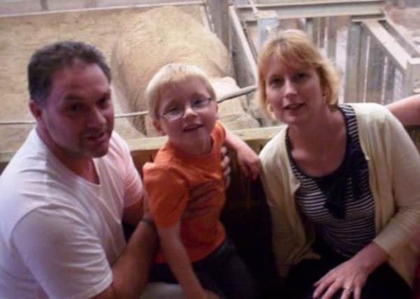 FAMILY'S APPEAL Stephen, Sam and Karen Bottomley.