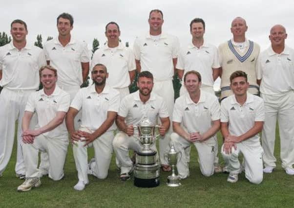 Hanging Heaton start their Heavy Woollen Cup defece at home to Jer Lane Picture: © Mike Baker JCT600 Bradford League