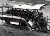 Scene of the M62 bombing