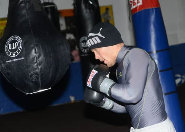 Ring return: Dewsbury Moor boxer Tony Aitcheson faces his first fight in 12 months at Elland Road on March 28.