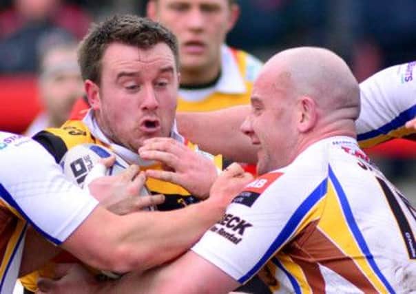 Tommy Gallagher was among the Dewsbury try scorers in last Saturdays victory over Castleford.