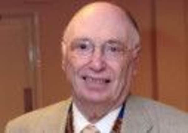 Keith Lorrimer when he became president of Mirfield Probus Club in 2007