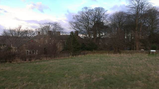 Haworth: The Bronte Parsonage, from the paddock.