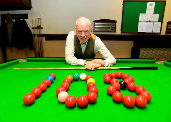 TOP BREAK Alan Peck, 65, has scored a 108 break in snooker at Birstall Irish Nash. (D535F408)