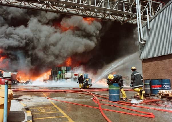 The Allied Colloids fire in 1992