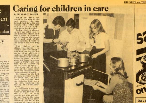 Margaret (second from the right) helps out at Rivendell Children's Home in 1977  (D511E412)
