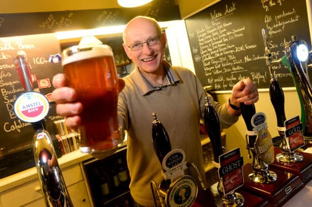 Taproom landlord Chris Berry welcomed the 1p reduction in tax on a pint.