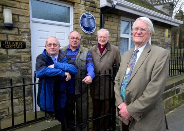 OUR HISTORY From left, Trevor Senior, Stuart Hartley, Graham Hardy and Dennis Ripley.