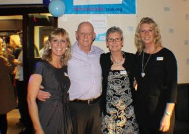 The Gilchrist family raised £2,700 for an ovarian cancer charity.