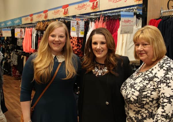 Sam Bailey at Morley Asda store to sing three songs live to the winner of a Mother's Day comp run by the supermarket. Laura Newsome nominated her mum, Angela for prize of being serenaded in her local store, as part of a national Asda competition.