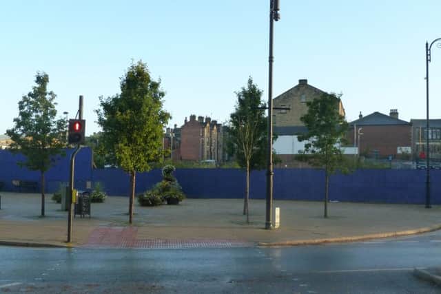 GREEN LIGHT The site where the proposed Heckmondwike Bus Hub could be built. Work is expected to start this summer.