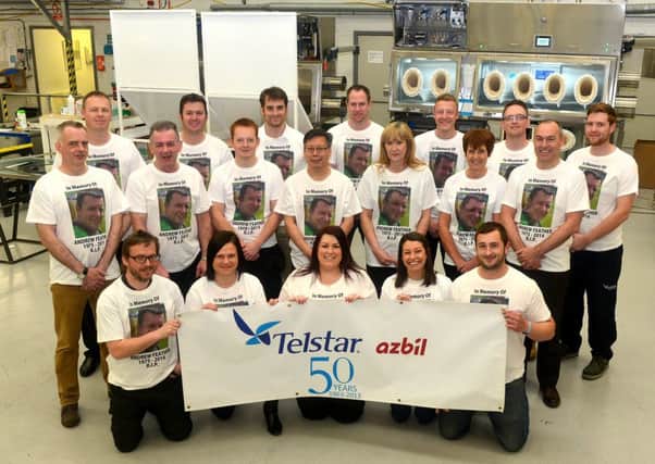 Staff from Telstar Azbil are raising money for the Overgate Hospice in the memory of Andrew Feather. (D541A418)