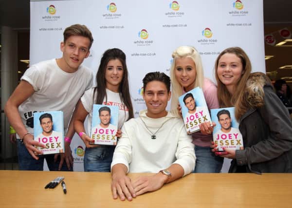 Joey Essex at the White Rose shopping centre.