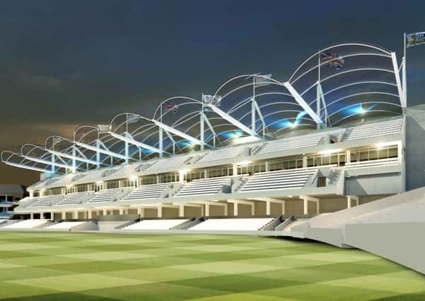 Proposed new North/South Stand overlooking the Headingley Cricket Ground