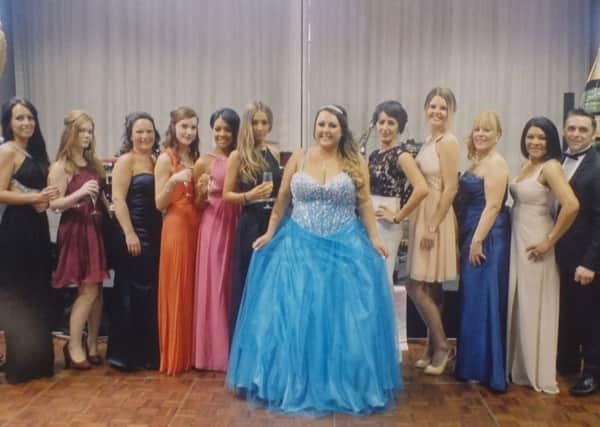 CHARITY CELEBRATION Fundraiser Charlotte Messenger and the team at the Crohns Disease Ball.