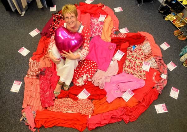 Birstall Salvation Army are having an 'Open your hearts and wardrobes' campaign for people to donate unwanted clothes. Volunteer of the month - Julie Shaw. (D511B422)