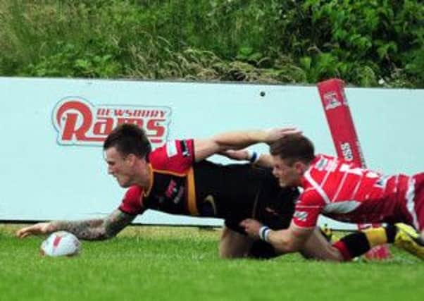 Anthony Thackeray scored two tries against Doncaster, taking his Kingstone Press Championship tally to 17.