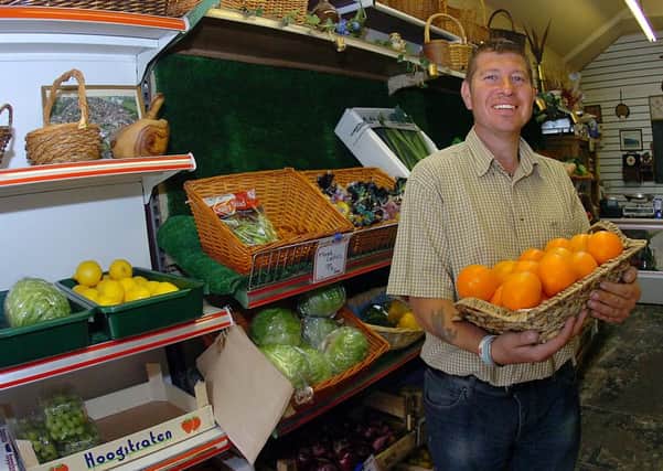 THINK LOCAL Andrew White, owner of Micks Fruit and Veg, has backed the Independents Day campaign.