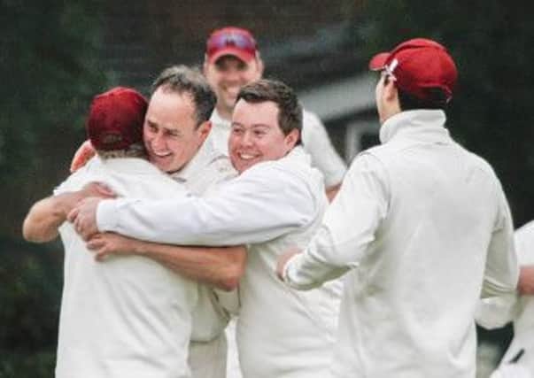 Hanging Heaton's John Carruthers claimed his 1,000th Bradford League wicket.Picture Mike Baker JCT600 Bradford League