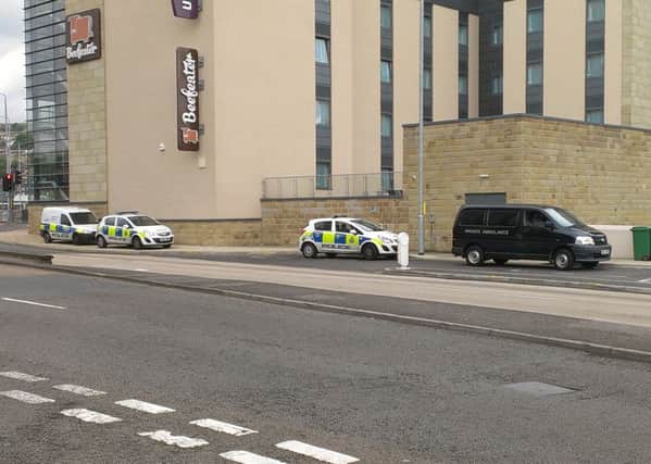 The body of a 34-year-old man was found at the Premier Inn at Broad Street Plaza