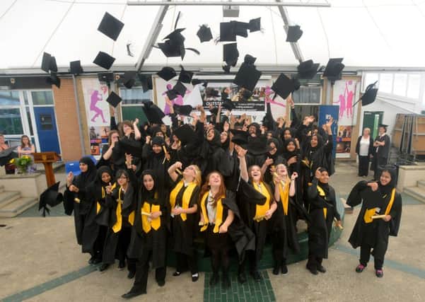 Batley Girls High School graduation. (D512Q428)