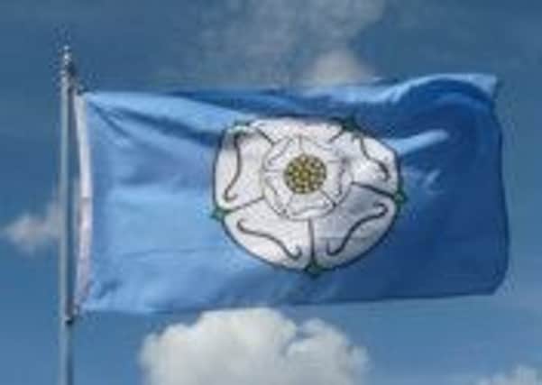 HOME COUNTY The Yorkshire flag.
