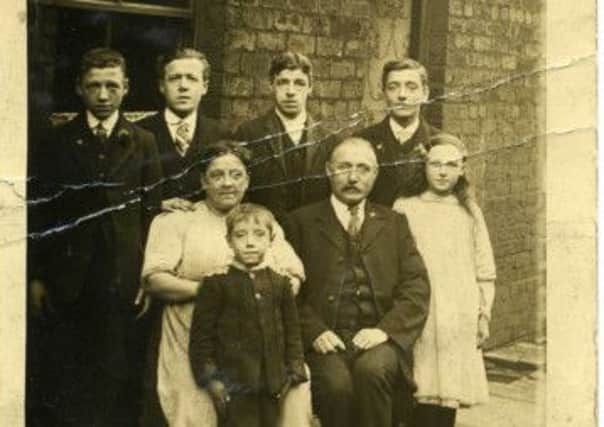 FAMILY ALBUM It is exactly 100 years ago since the first man from Dewsbury lost his life in the Great War - a man called Armitage.  He isn't on the picture because we don't have a picture of him. But two of the men pictured also lost their lives and are typical of the 1,000 young men from Dewsbury who set off to war at the same time with no idea of what lay ahead of them.