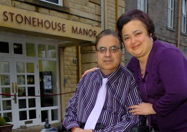 STONEHOUSE OWNERS Vandana Sachdev with Ripan Sachdev at the official opening in January 2011.
