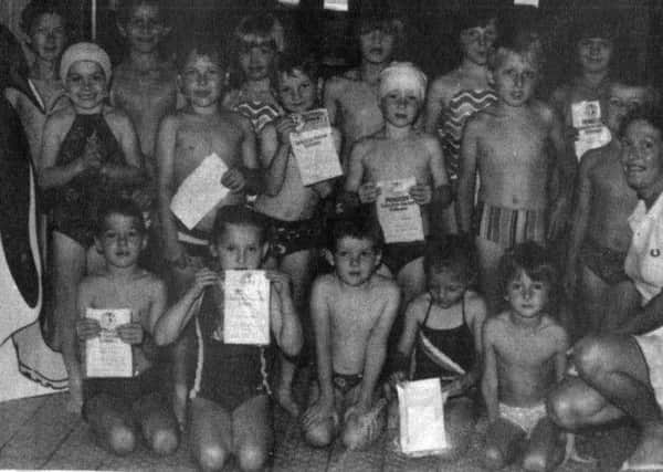 HOLIDAY MEMORIES Youngsters at Batley Sports Centre in 1984.