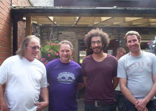 Stephen Bottomley, Barry Kitchingman, Whal Kerim and Andrew Bottomley before  the big cut.