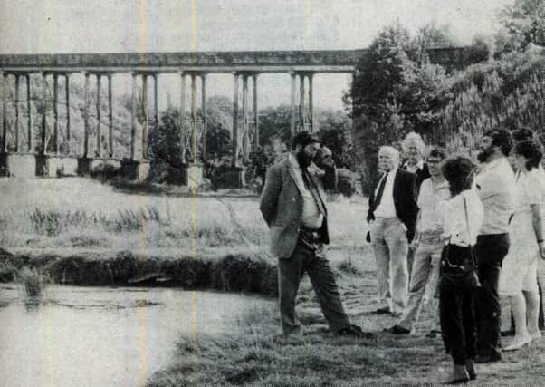 SITE VISIT Councillors visiting the Spen Bottoms site in 1984.