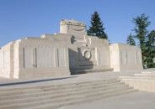 SOLDIER HONOURED The La Ferté-sous-Jouarre memorial in France.