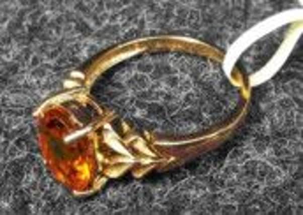 Ring recovered by police