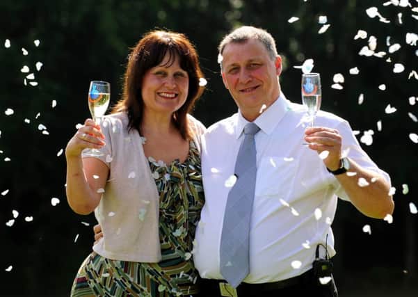 Amanda Vickers and Graham Nield scooped the £6.676,215 Lotto jackpot last year.