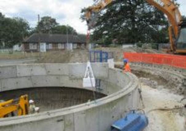 MAJOR WORKS Yorkshire Water has been carrying out flood alleviation work in Mirfield.